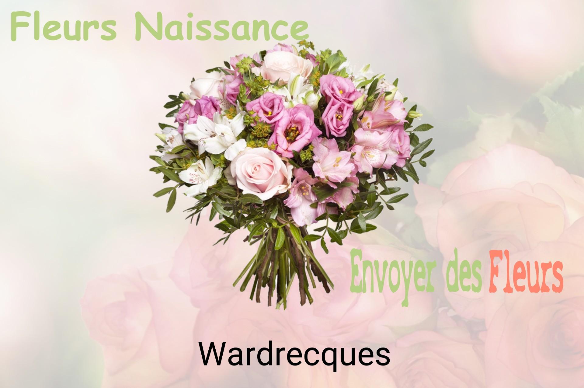 Bouquet de fleurs de naissance livré à Wardrecques